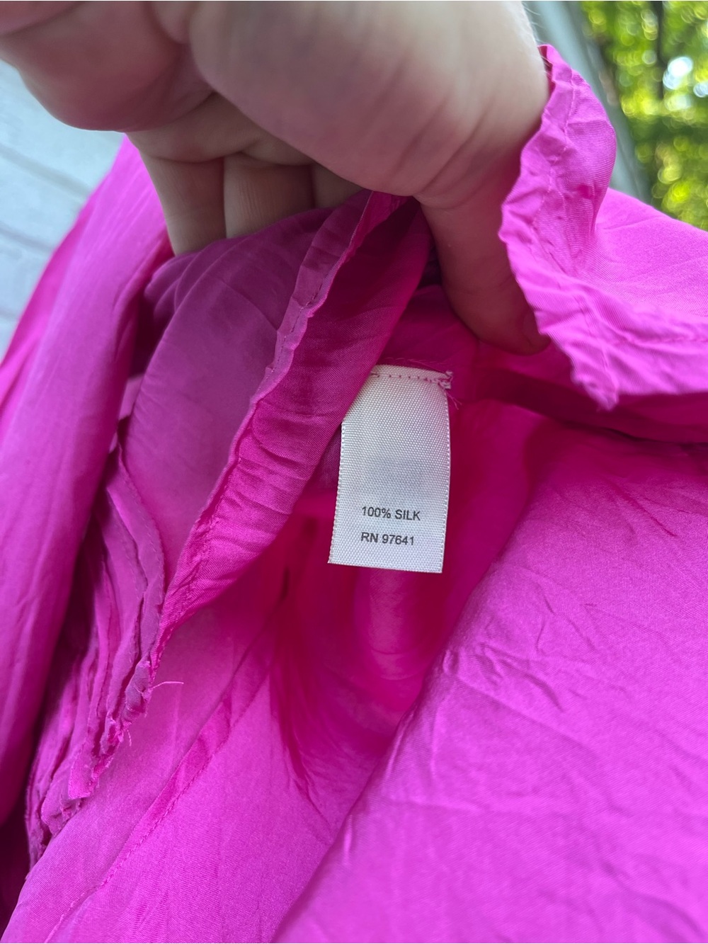 J. Jill 100% Silk pink Blouse - Picture 11 of 14